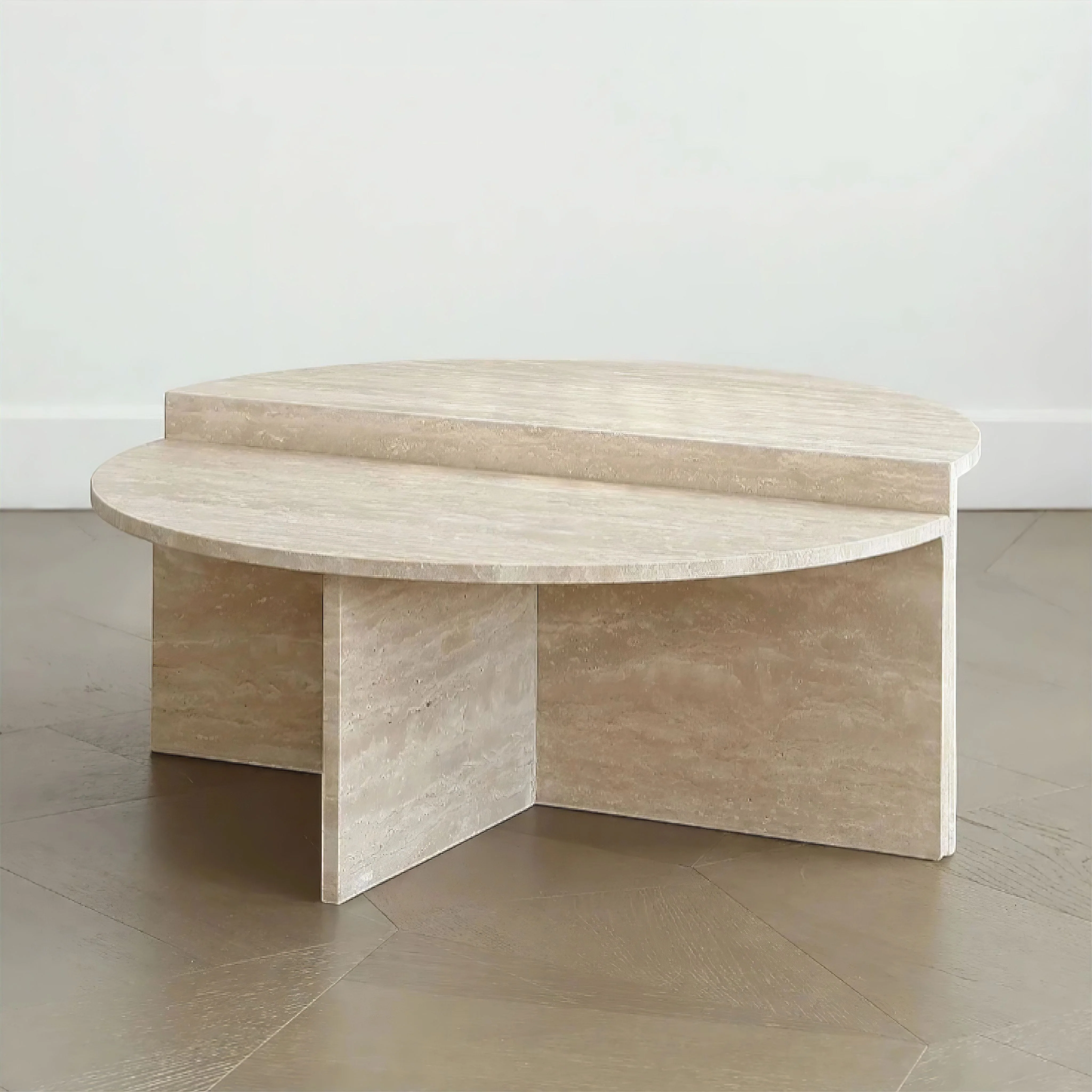 Iva Travertine Coffee Table - Image 7