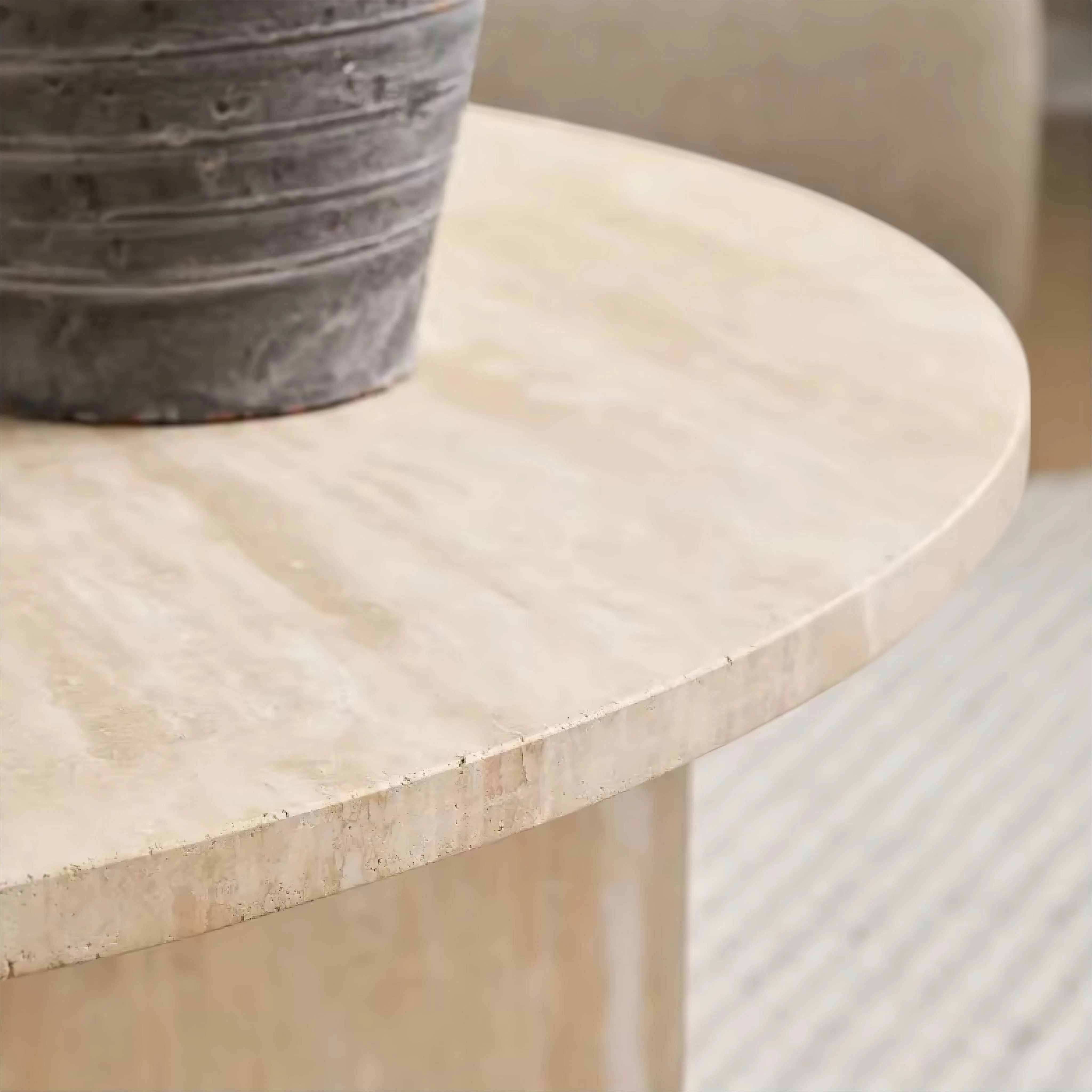 Iva Travertine Coffee Table - Image 8