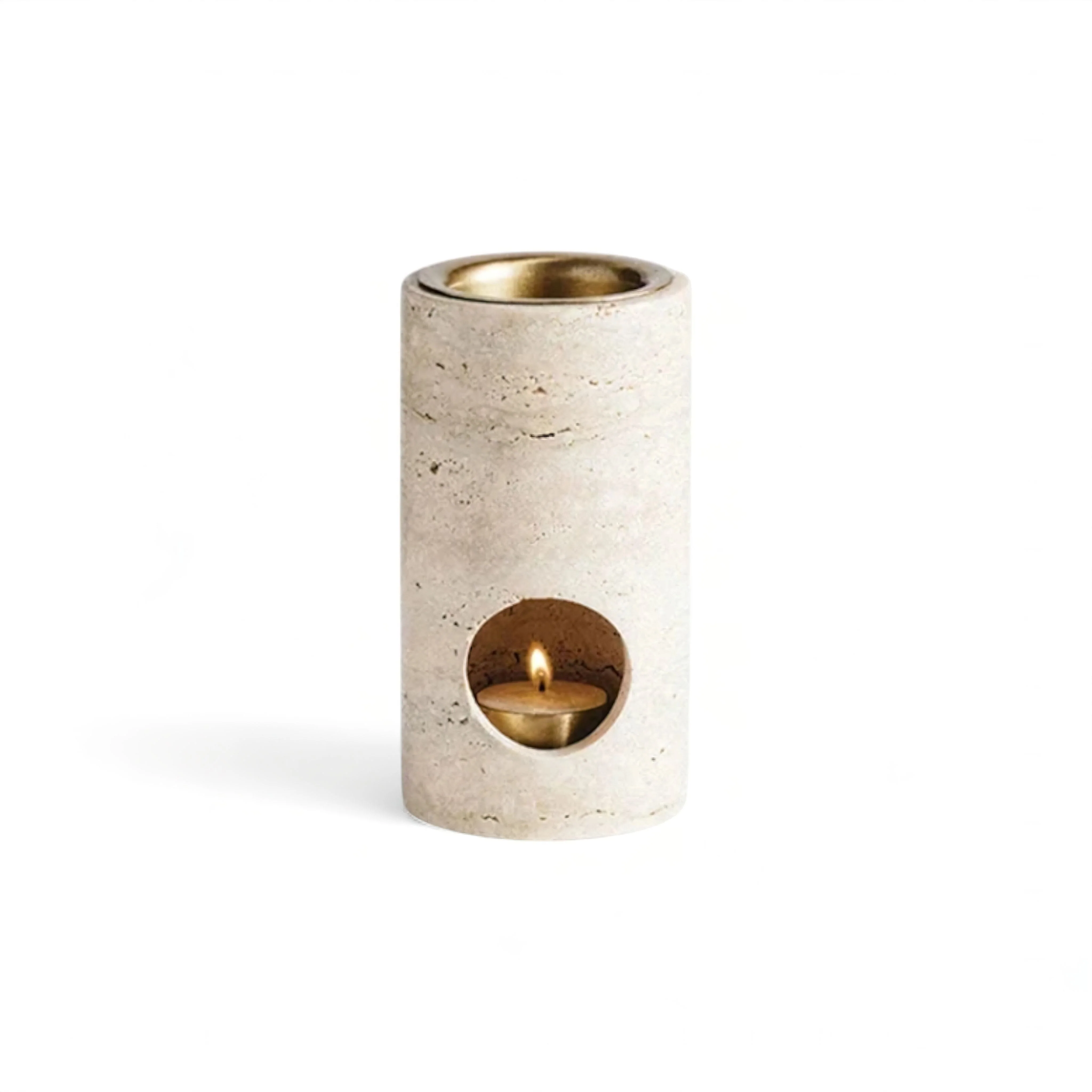 Christophe Travertine Oil Burner - Image 5
