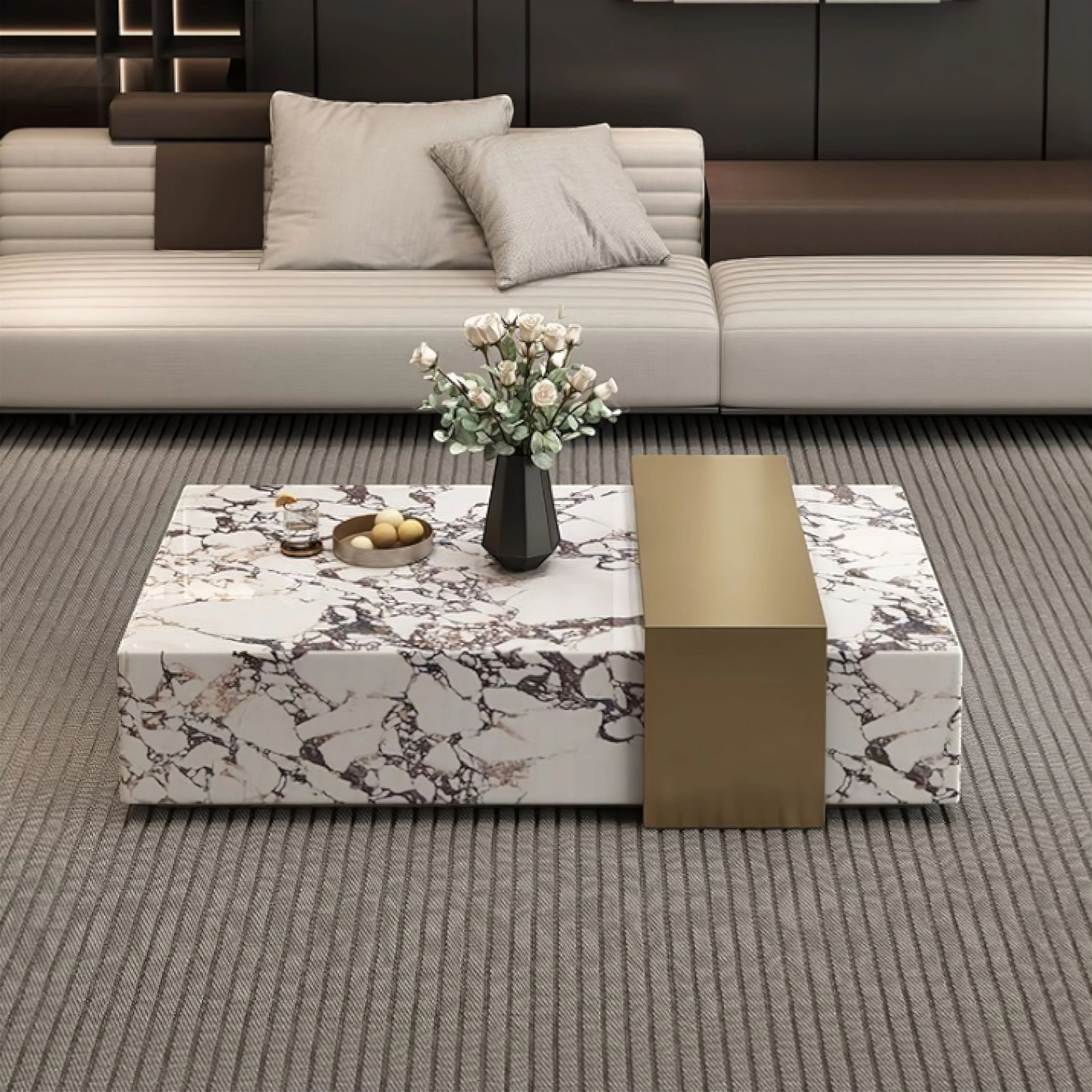 Alphonse Marble Coffee Table